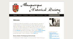Desktop Screenshot of albuqhistsoc.org